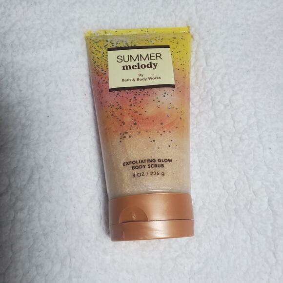 Bath & Body Works Summer Melody Exfoliating Glow Body Scrub Lot NWT (8 oz x 3) - Picture 7 of 7